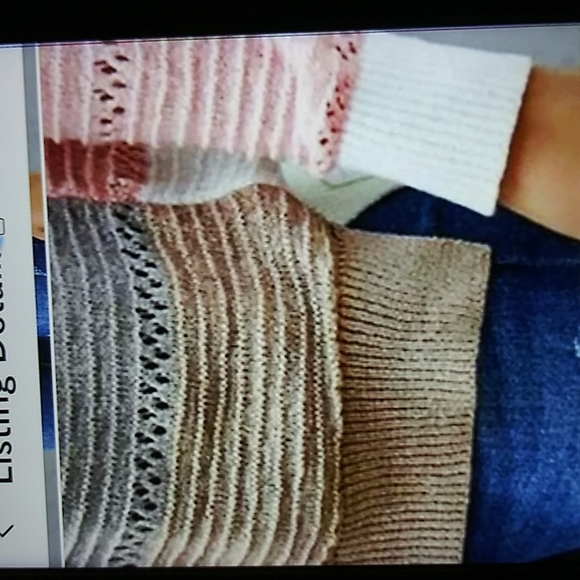 NWT. Block neutral tone sweater. Boutique item. - Picture 5 of 5